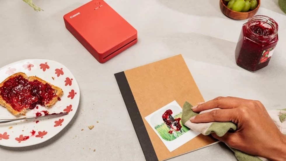 Canon Selphy Square QX20 červená samolepicí papír